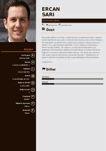 Pratisyen Hekim Cv Örnekleri cv indir